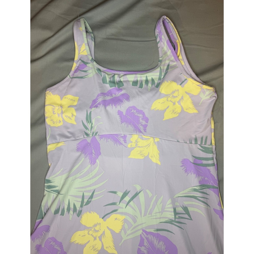 Columbia PFG Freezer III Dress Womens Medium Lavender Floral Stretch Gorpcore - Picture 3 of 10